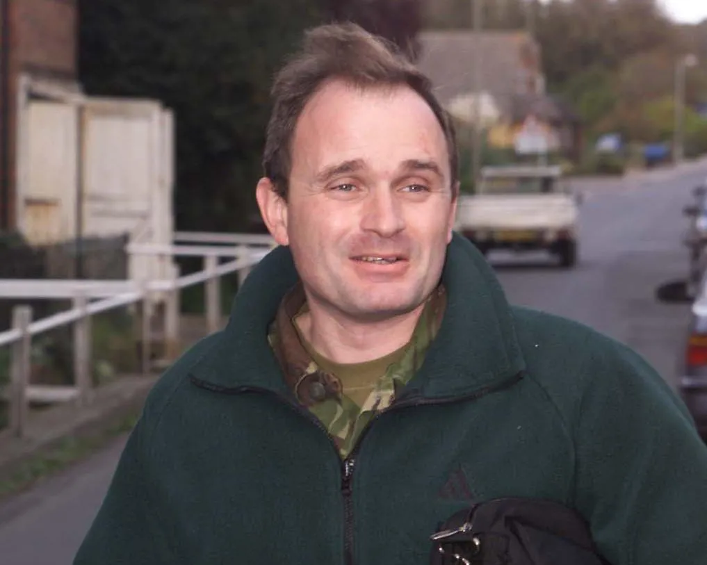 Charles Ingram wearing a dark green fleece