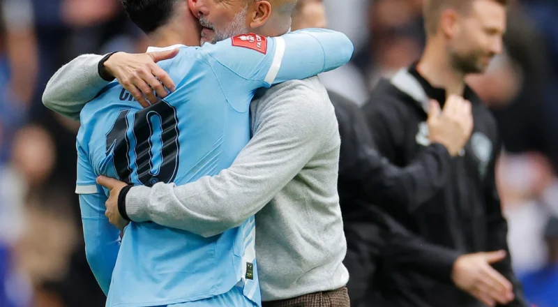 Guardiola souligne l&rsquo;absence de célébration après la victoire en FA Cup