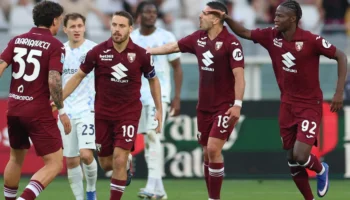 Inter concedes two-goal lead in draw against Torino; goalkeeper brawl in Spain
