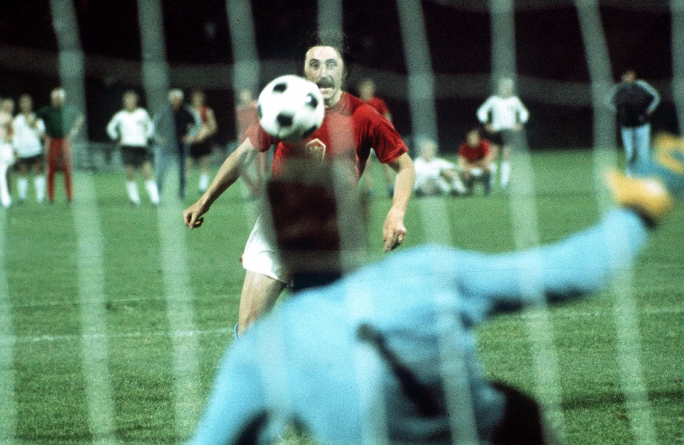 Antonín Panenka chips the winning penalty over West Germany’s Sepp Maier