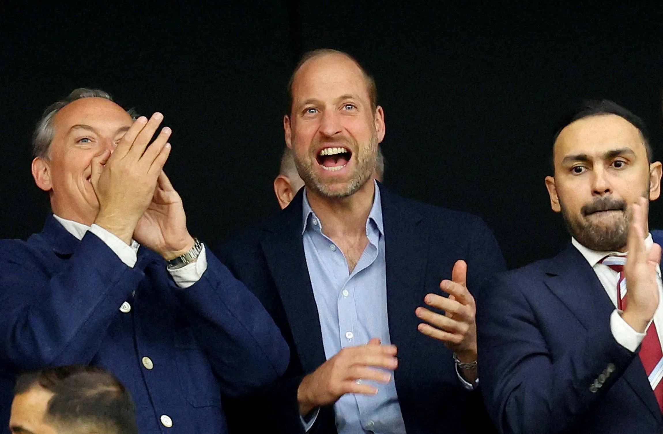 Prince William at the Europa League final