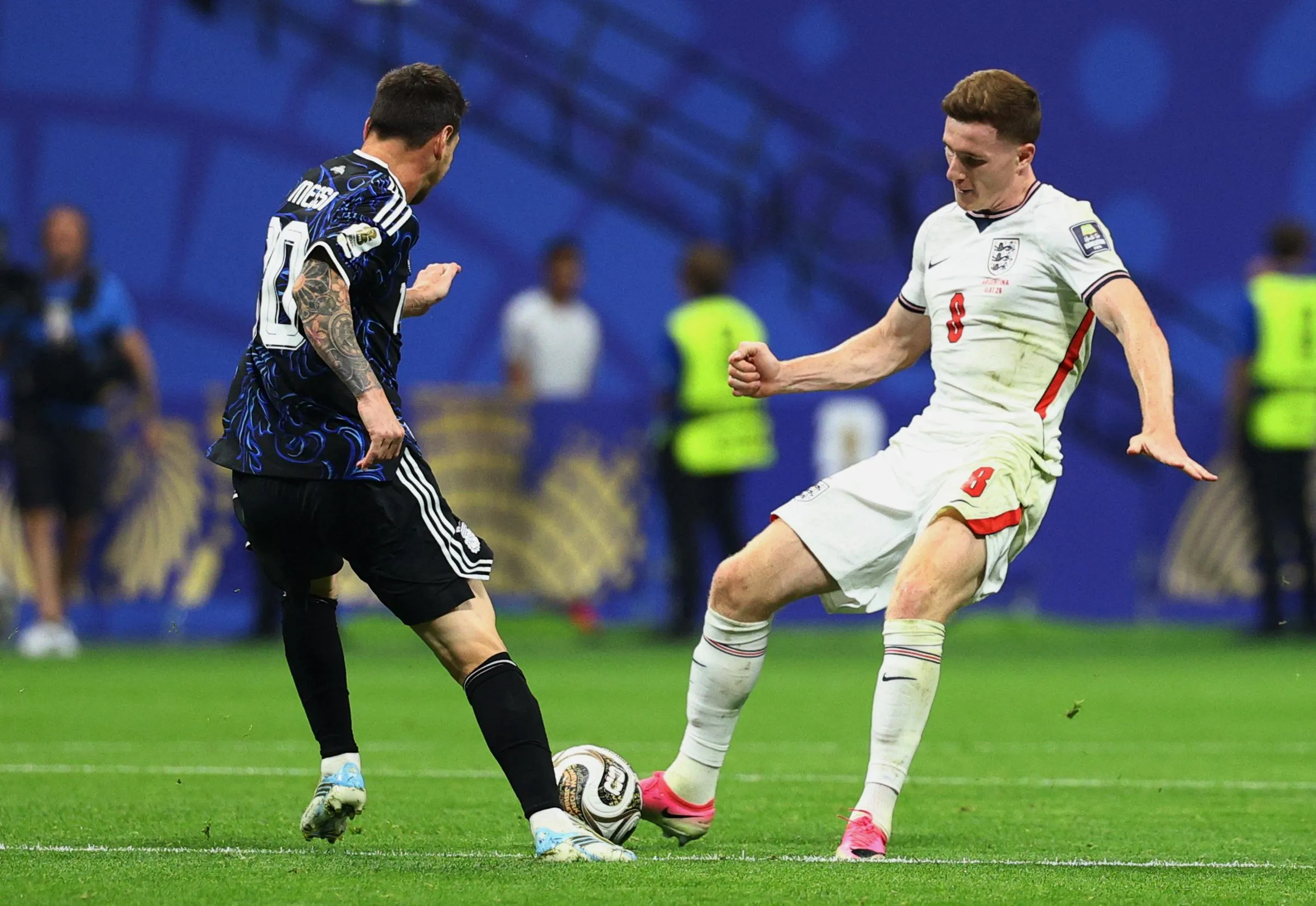 Elliot Anderson playing for England