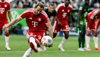 Olise secures victory for Bayern against Wolfsburg despite Kane&rsquo;s missed penalty