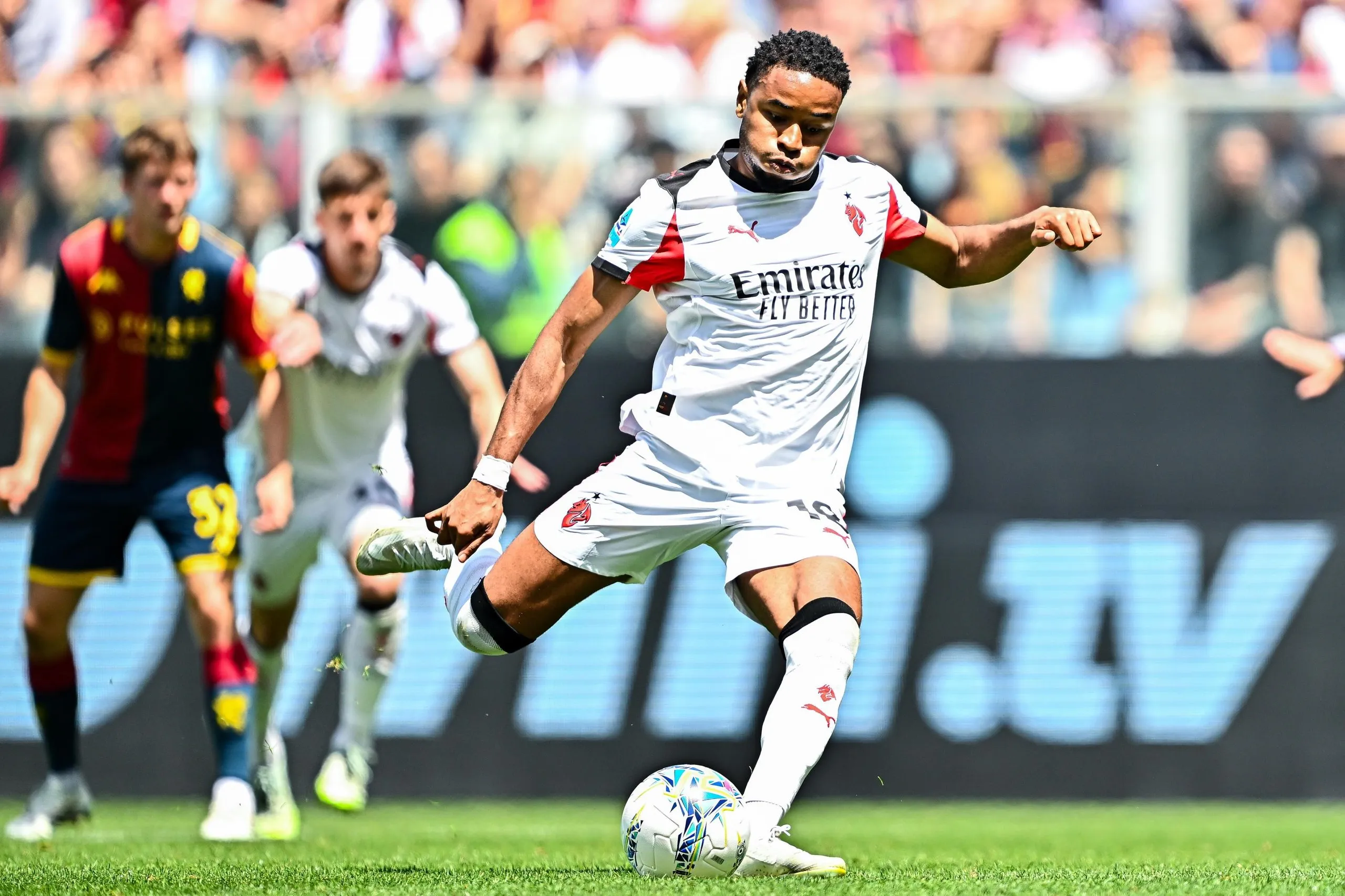 Christopher Nkunku’s penalty puts Milan ahead