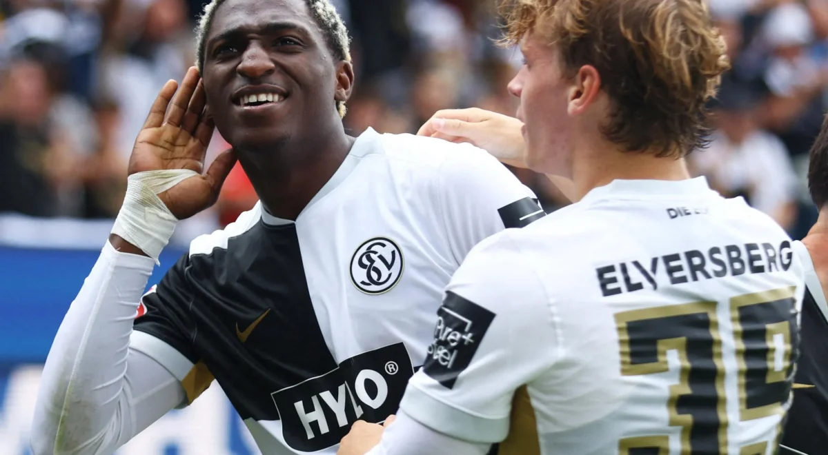 3132.jpg European football: Elversberg stun Leverkusen in dream Bundesliga debut