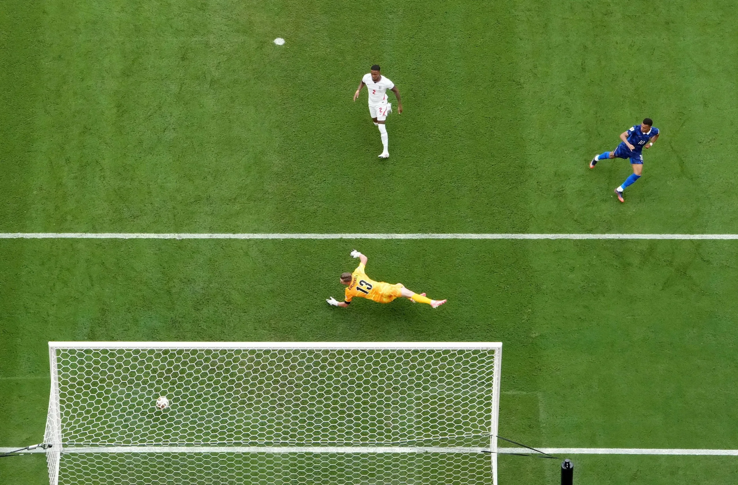 Kylian Mbappé has scored 22 goals in 22 matches at World Cups.