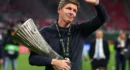 Oliver Glasner ému après la victoire de Crystal Palace en Ligue Conférence