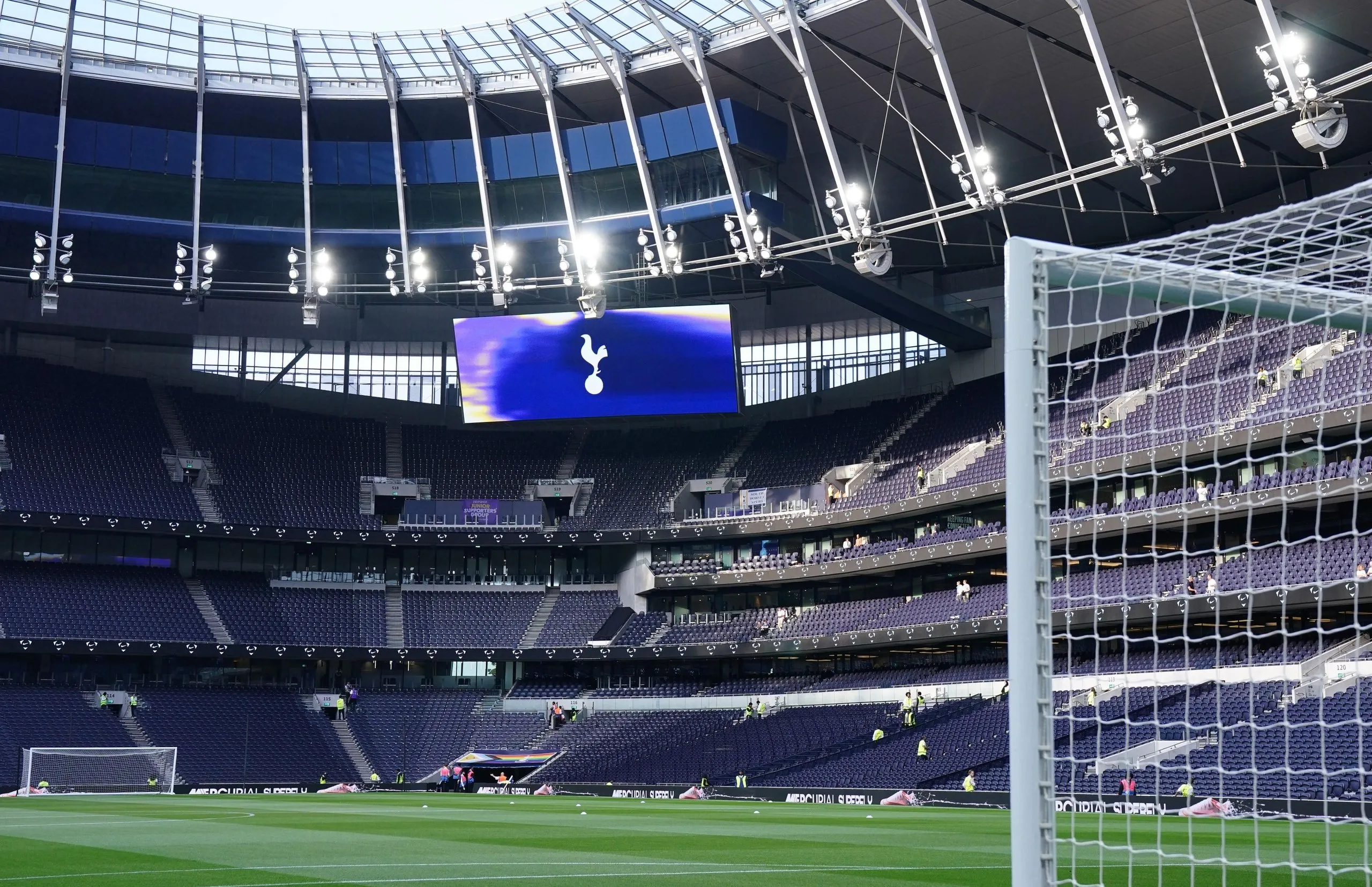 The Tottenham Hotspur Stadium hosts today’s match between Spurs and Newcastle United.