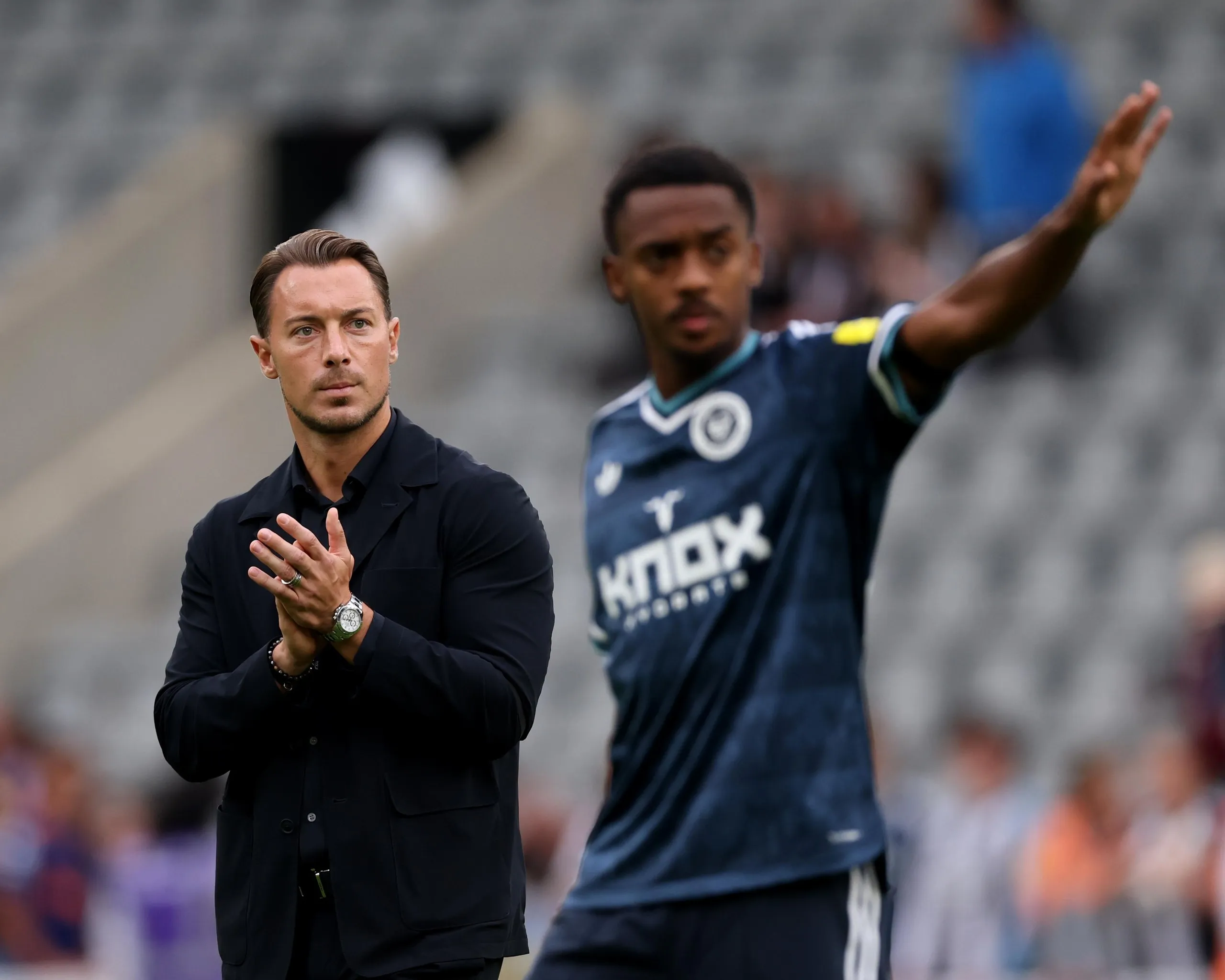 Matthias Jaissle has been to the Scott Parker school of dugout styles.