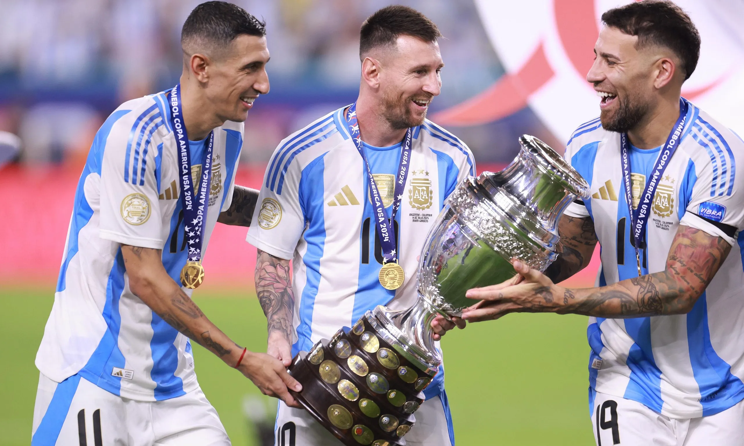 Lionel Messi says he will take his to continue playing international football day by day.