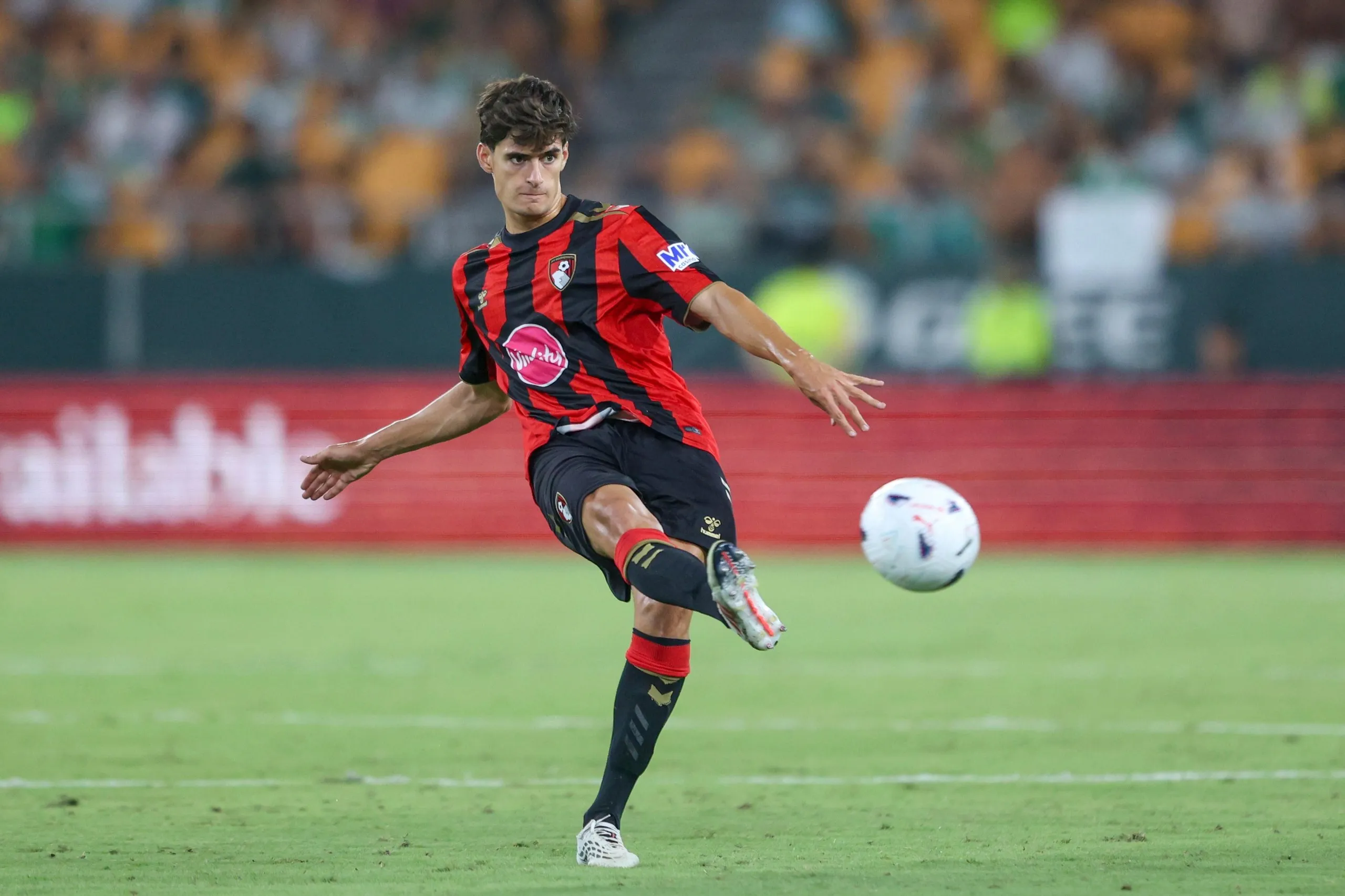 António Silva in pre-season action for Bournemouth.