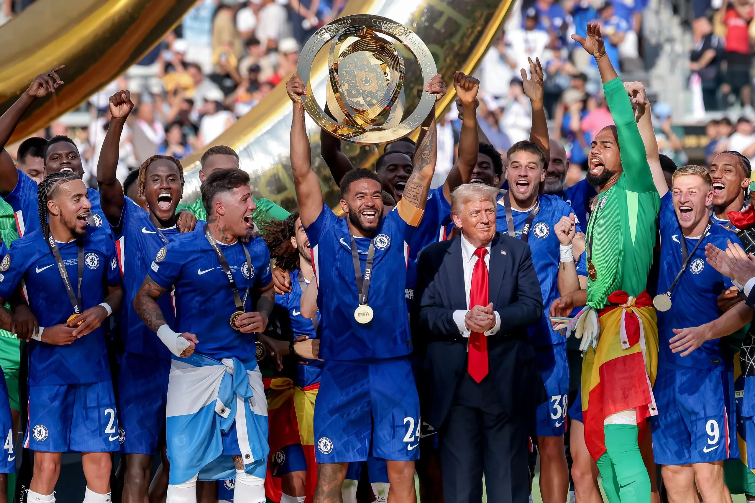 The world champions were a shambles back at home.