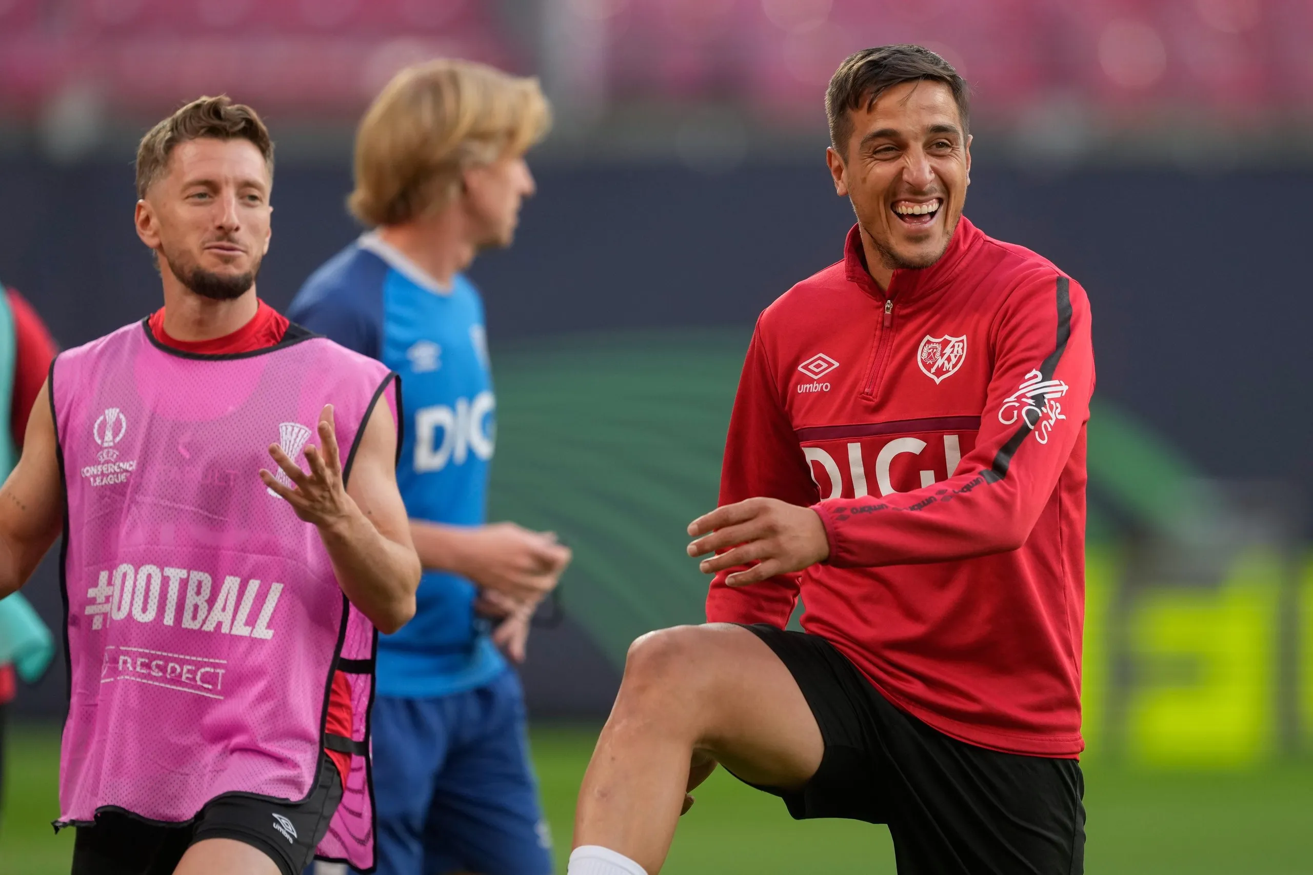Rayo’s Oscár Trejo and Ivan Balliu