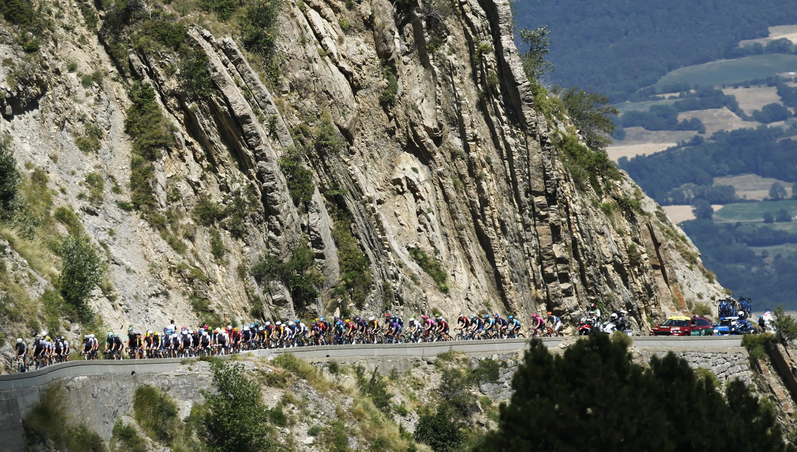 Riders during the Tour de France