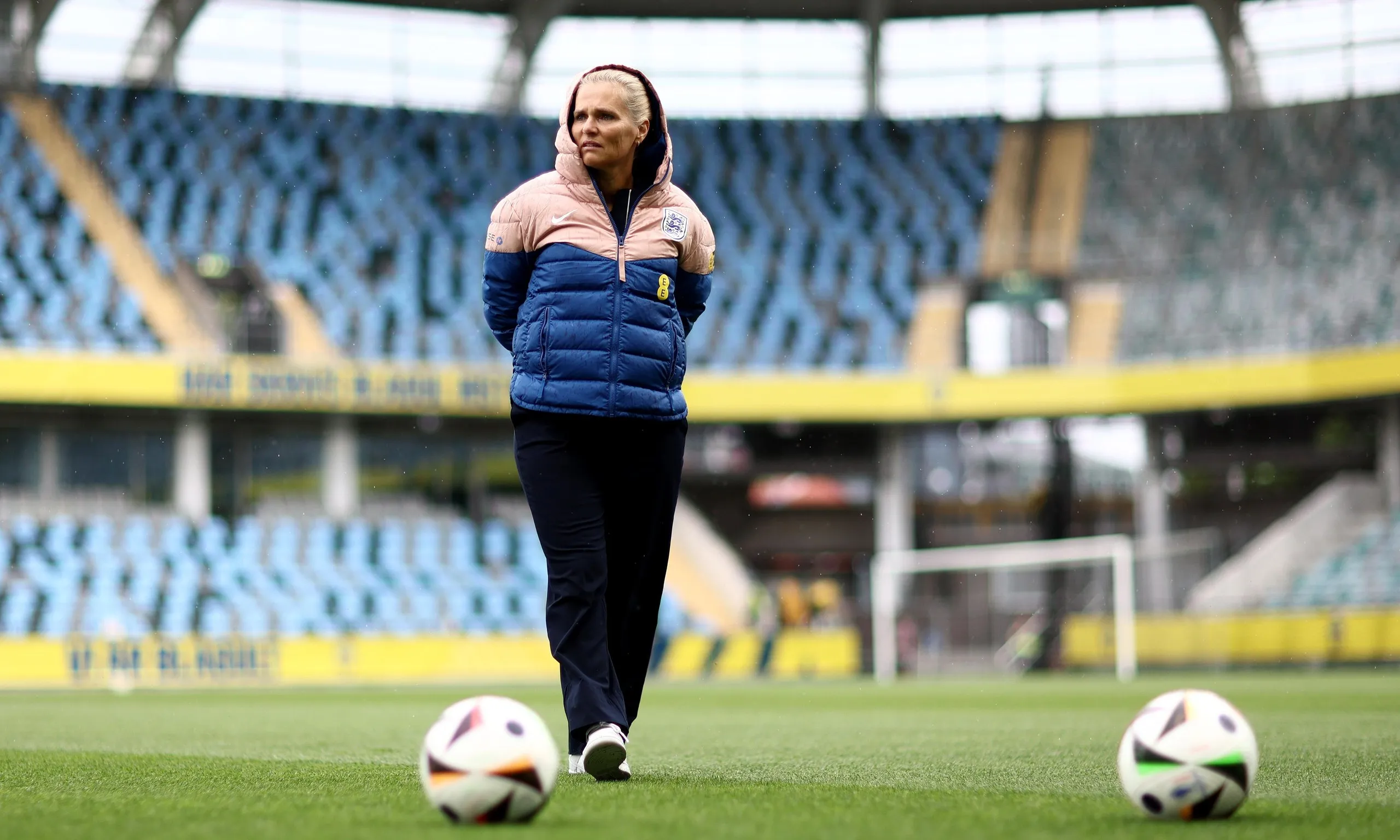 Sarina Wiegman, the manager of the England women’s team.