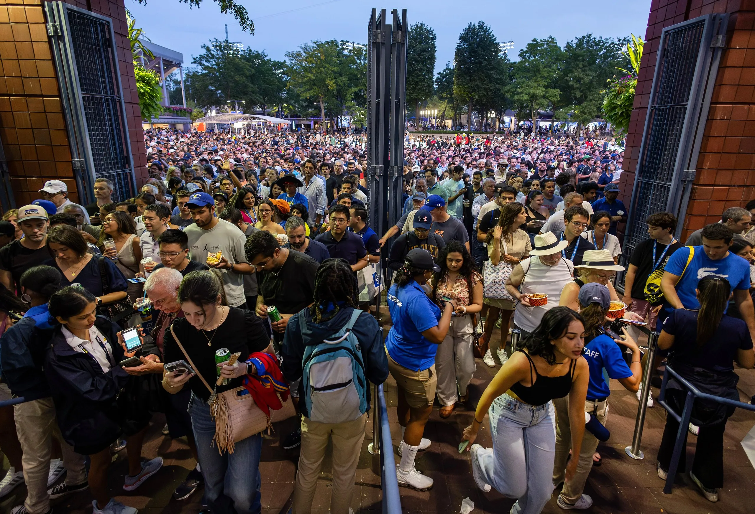 The US Open surpassed one million attendees for the first time in 2024.