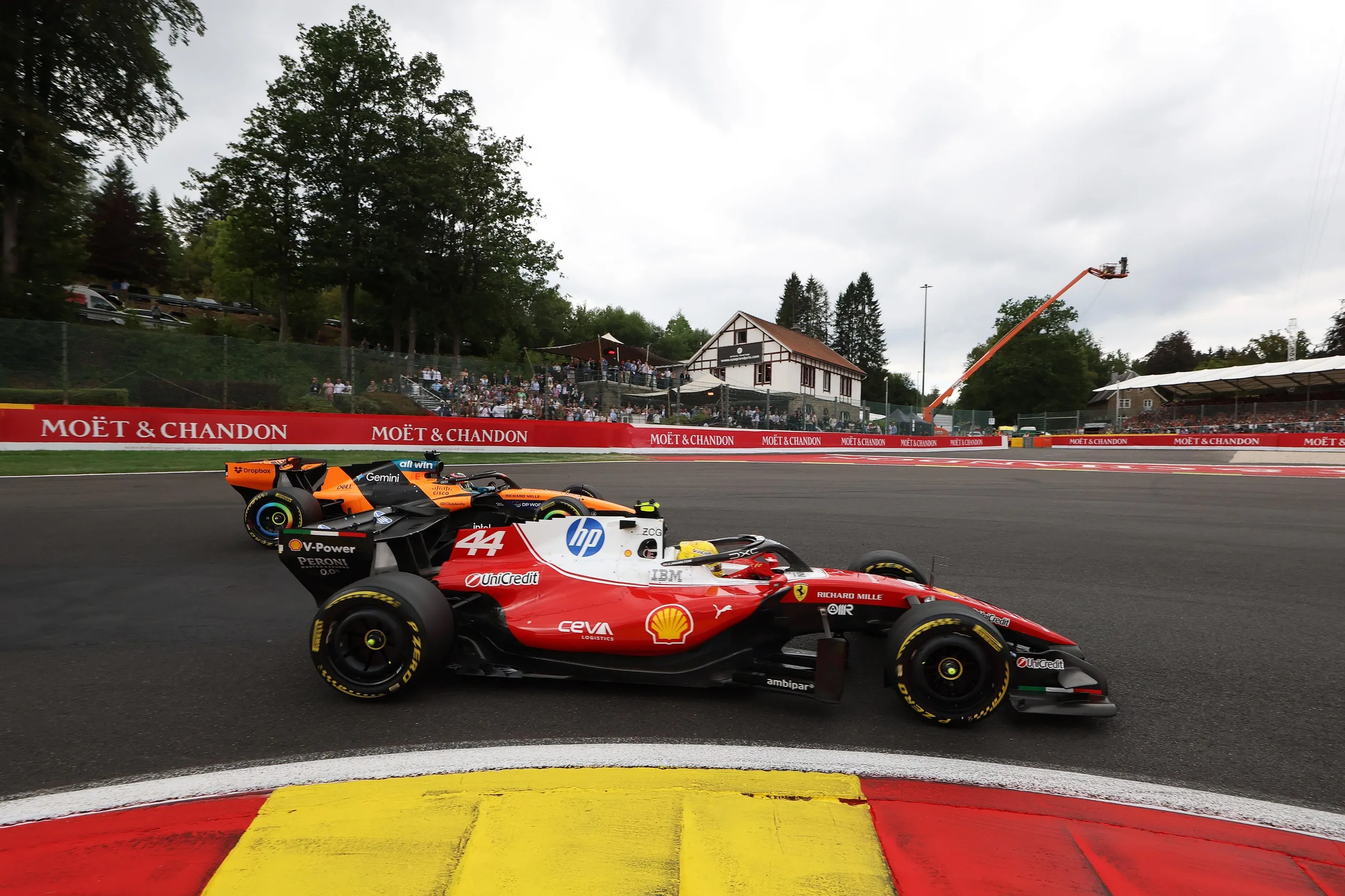 Lewis Hamilton drives the Scuderia Ferrari SF-26