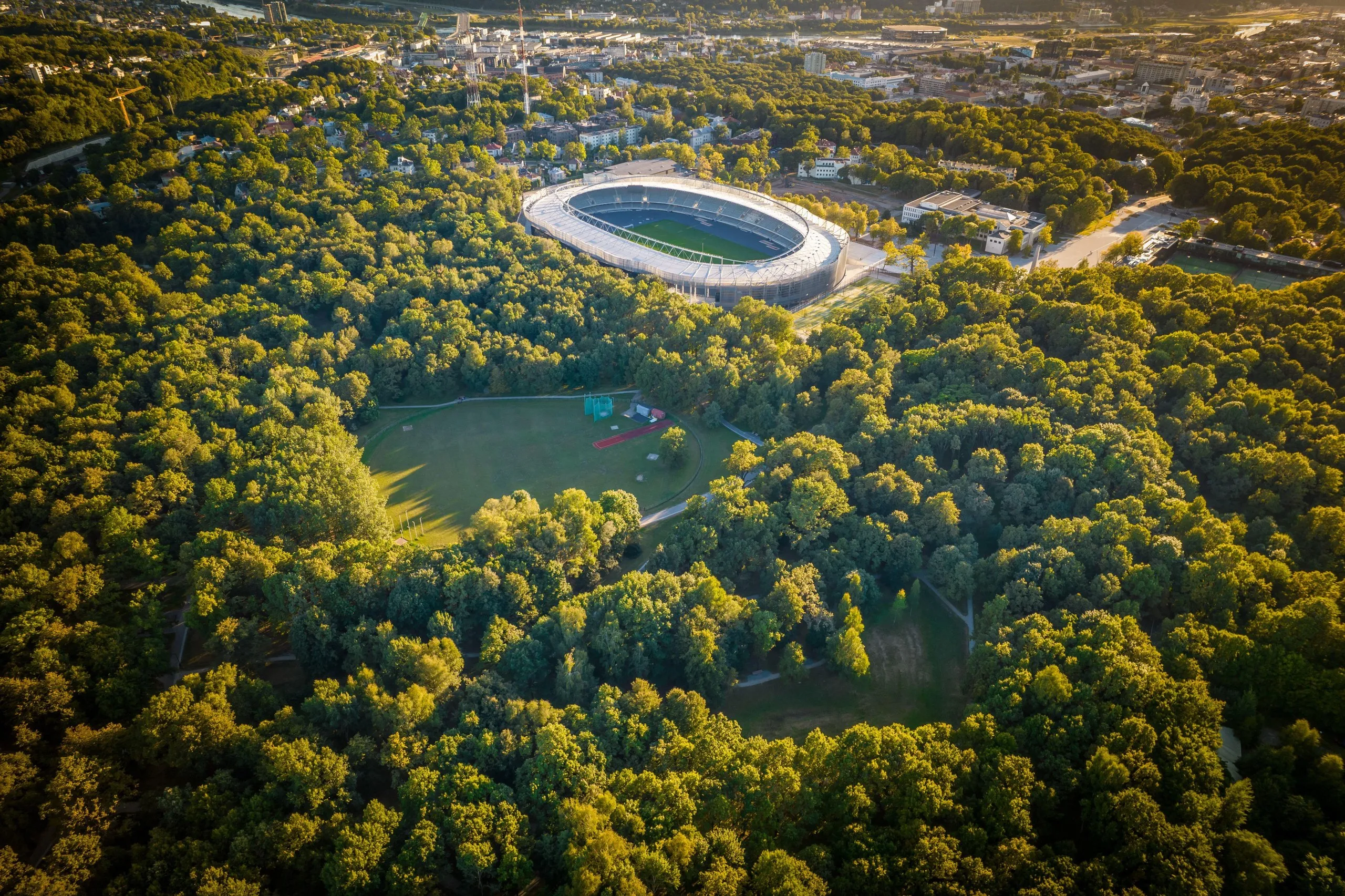 The 15,000-seat Darius and Girenas Stadium in Lithuania