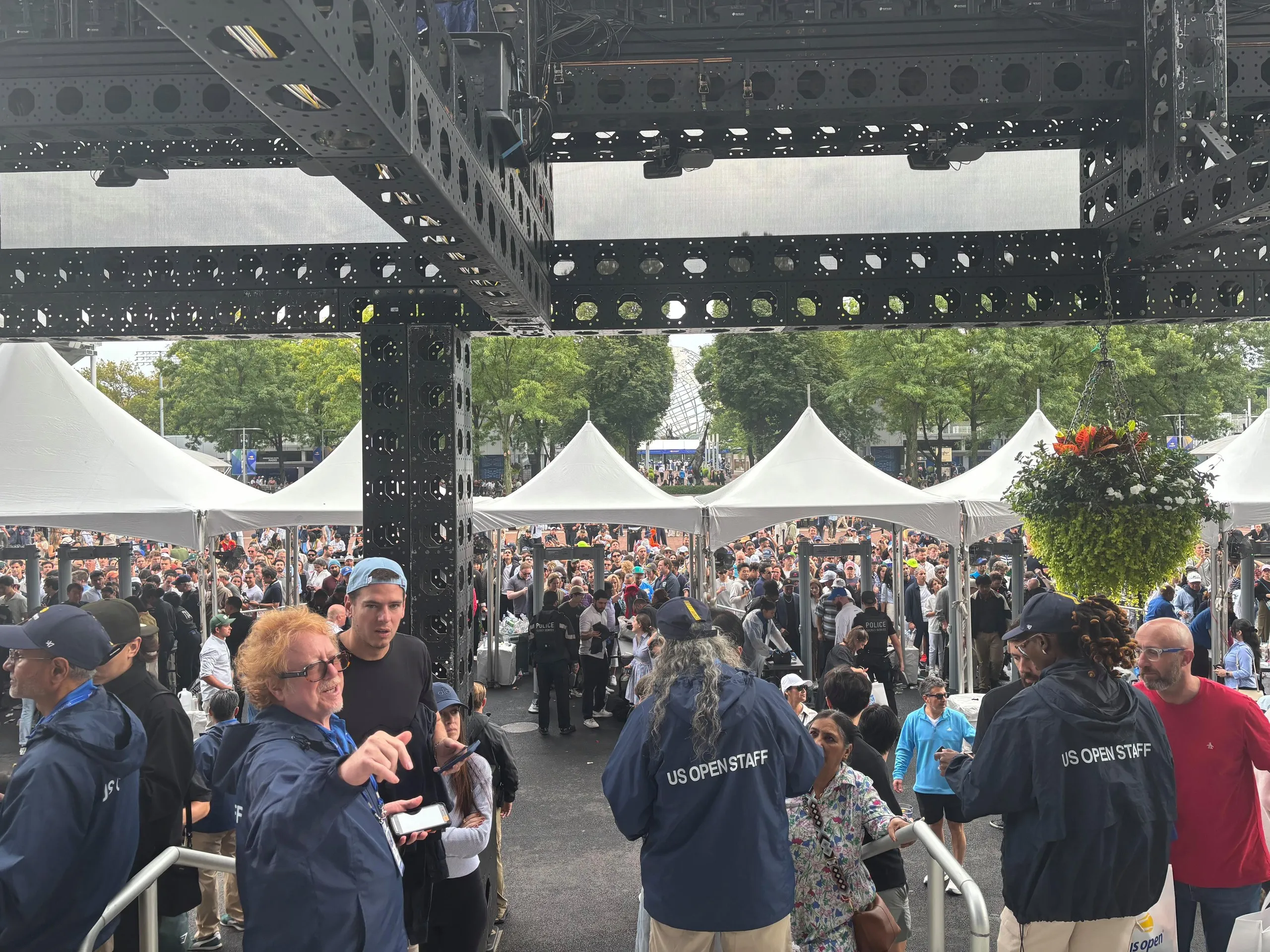 still big queues outside