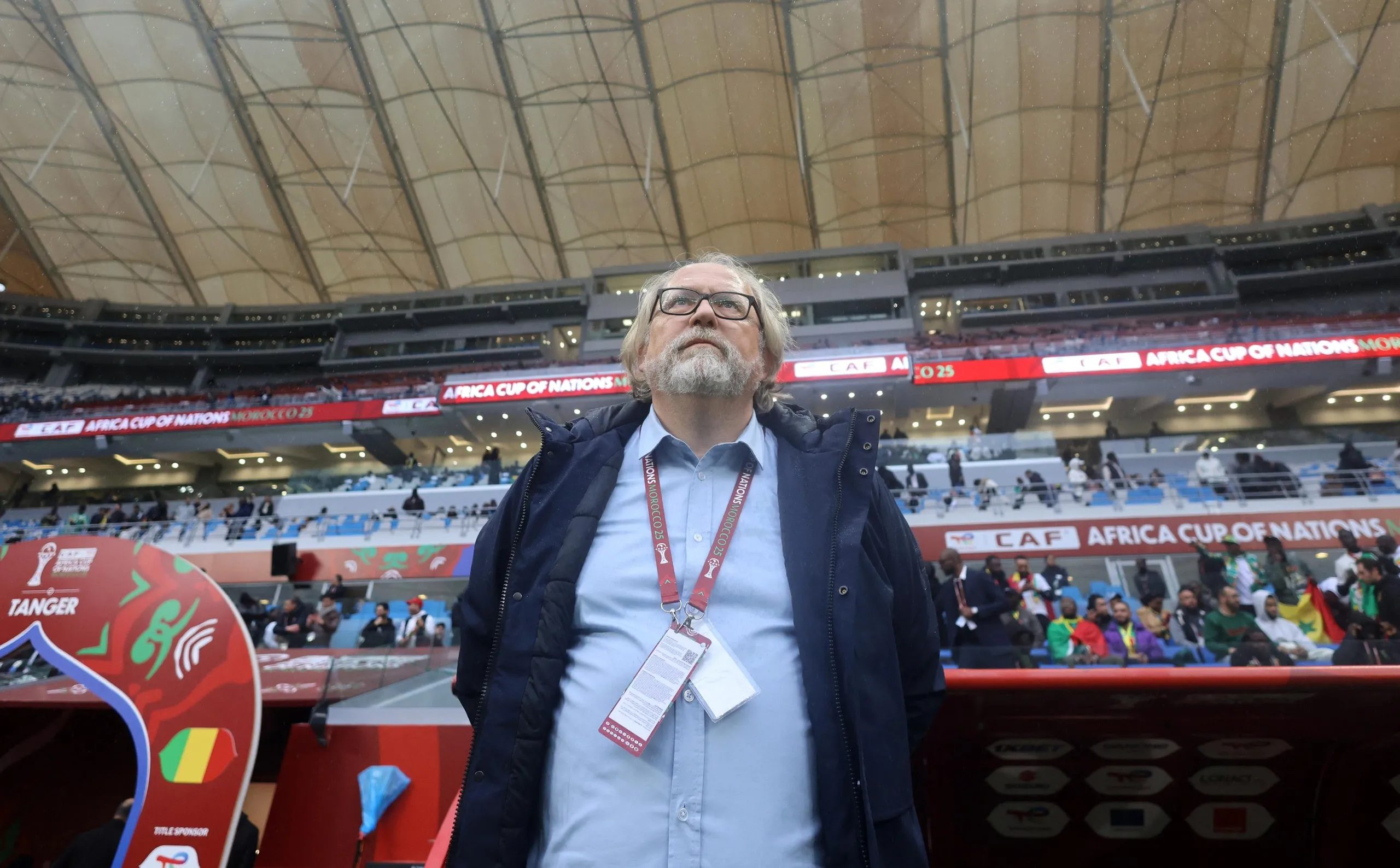 Tom Saintfiet before the Afcon quarter-final match between Mali and Senegal