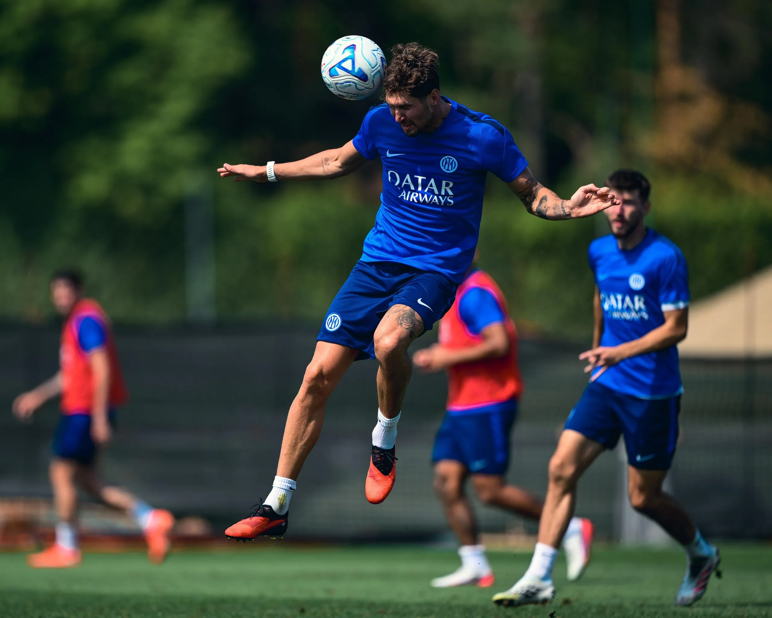 John Stones in Inter training.
