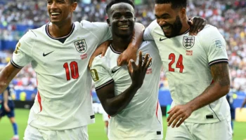 Saka&rsquo;s hat-trick secures victory for England against France in third-place playoff