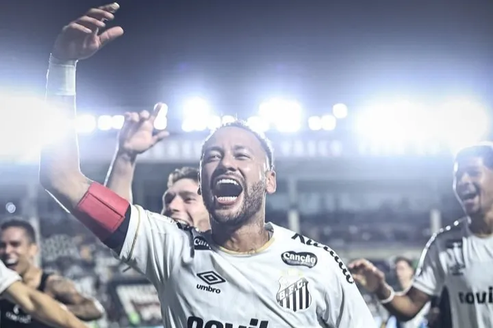 Neymar en el Santos