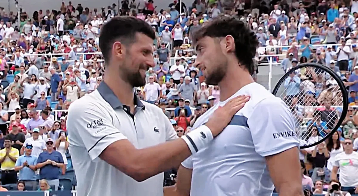 Djokovic_Tirante_Cincinnati.jpg Tirante stuns ailing Djokovic for the biggest win of his career in Cincinnati