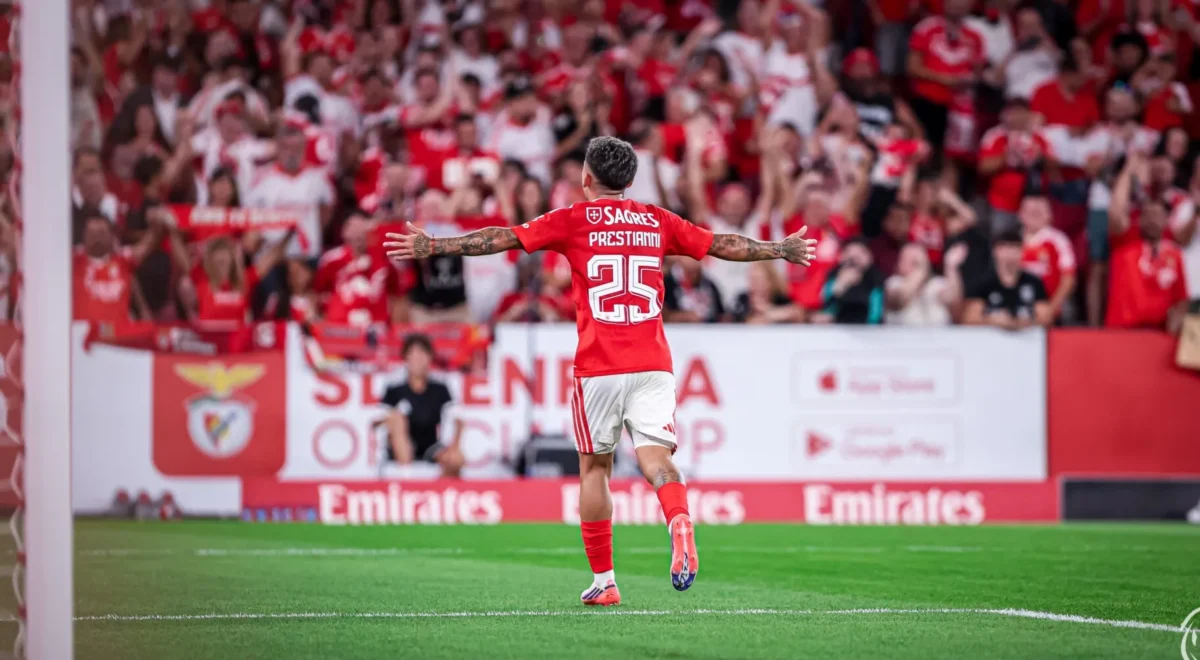 Gianluca-Prestianni-Benfica-2.jpg Benfica entra a vencer aos 2 minutos: eis o golo de Gianluca Prestianni