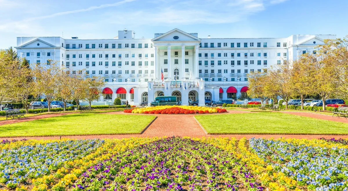 greenbrier-hotel-exterior-entrance-with-landscaped-royalty-free-image-899460978-1545014661.jpg The Greenbrier Casino Stays Open as Historic Resort Sold to New York Private Equity Firm