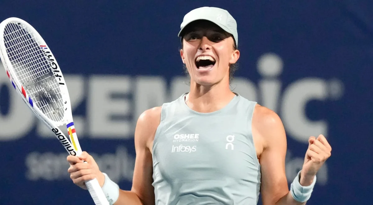 Iga_Swiatek_2026_win.jpg Swiatek completes career sweep of North American swing with dominant win over Rybakina in Toronto