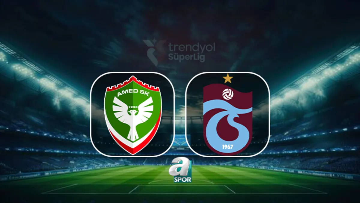 Amedspor-Trabzonspor maçı saat kaçta, hangi kanalda? | CANLI