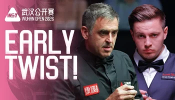 Wuhan Open 2026 : Zizins crée la surprise face à Wu Yize, Zhao brille et O&rsquo;Sullivan lutte
