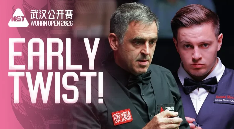 Wuhan Open 2026 : Zizins crée la surprise face à Wu Yize, Zhao brille et O&rsquo;Sullivan lutte
