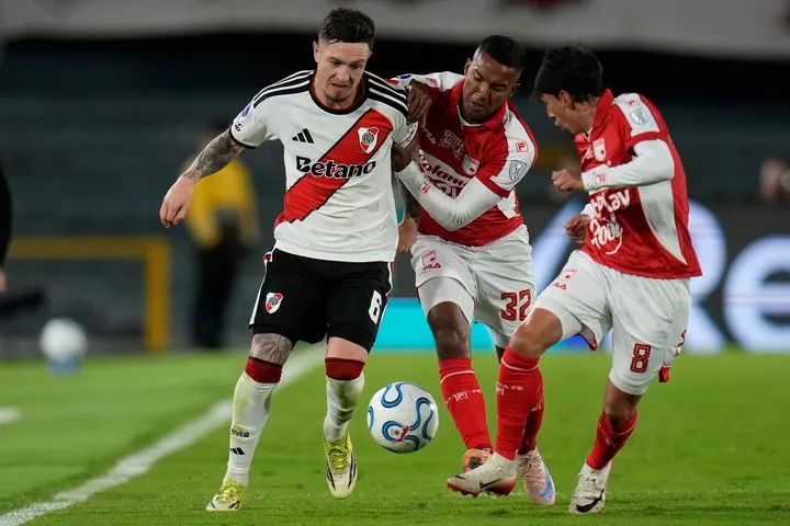 River y Santa Fe igualaron sin goles en la ida (AP Photo/Fernando Vergara)