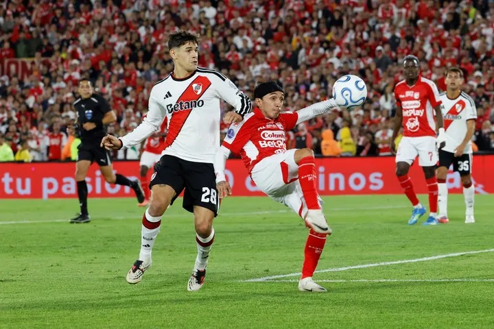 River se trajo un empate de Bogotá y si avanza, jugará ante Vasco da Gama