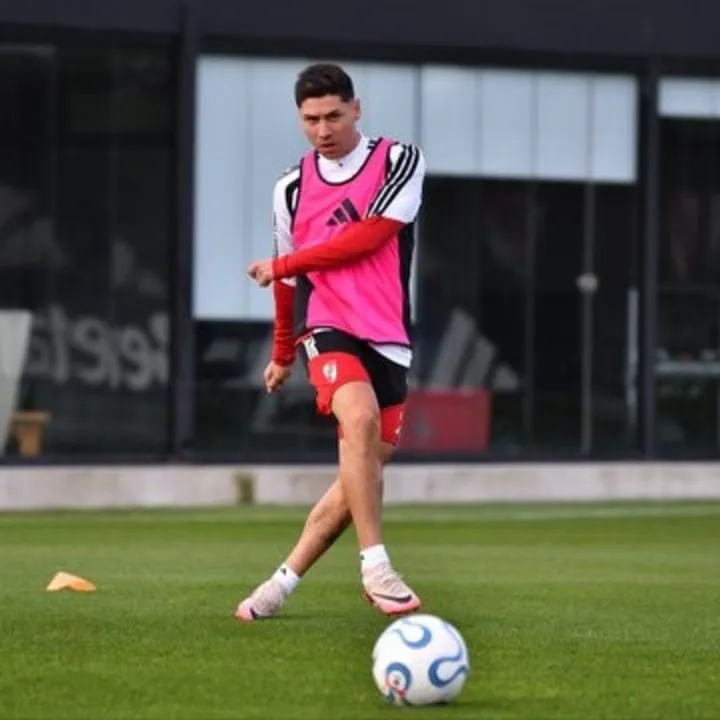 Gonzalo Montiel, un regreso clave en un puesto sin variantes en River en la Sudamericana (Prensa River)