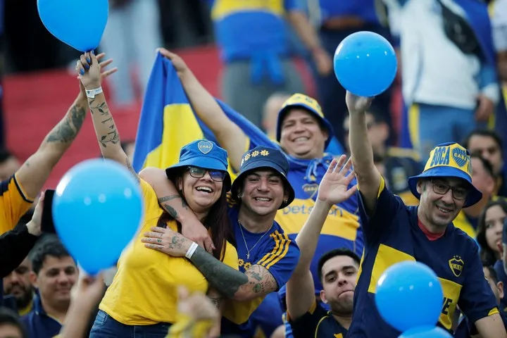 Los hinchas de Boca en Paraguay (REUTERS)