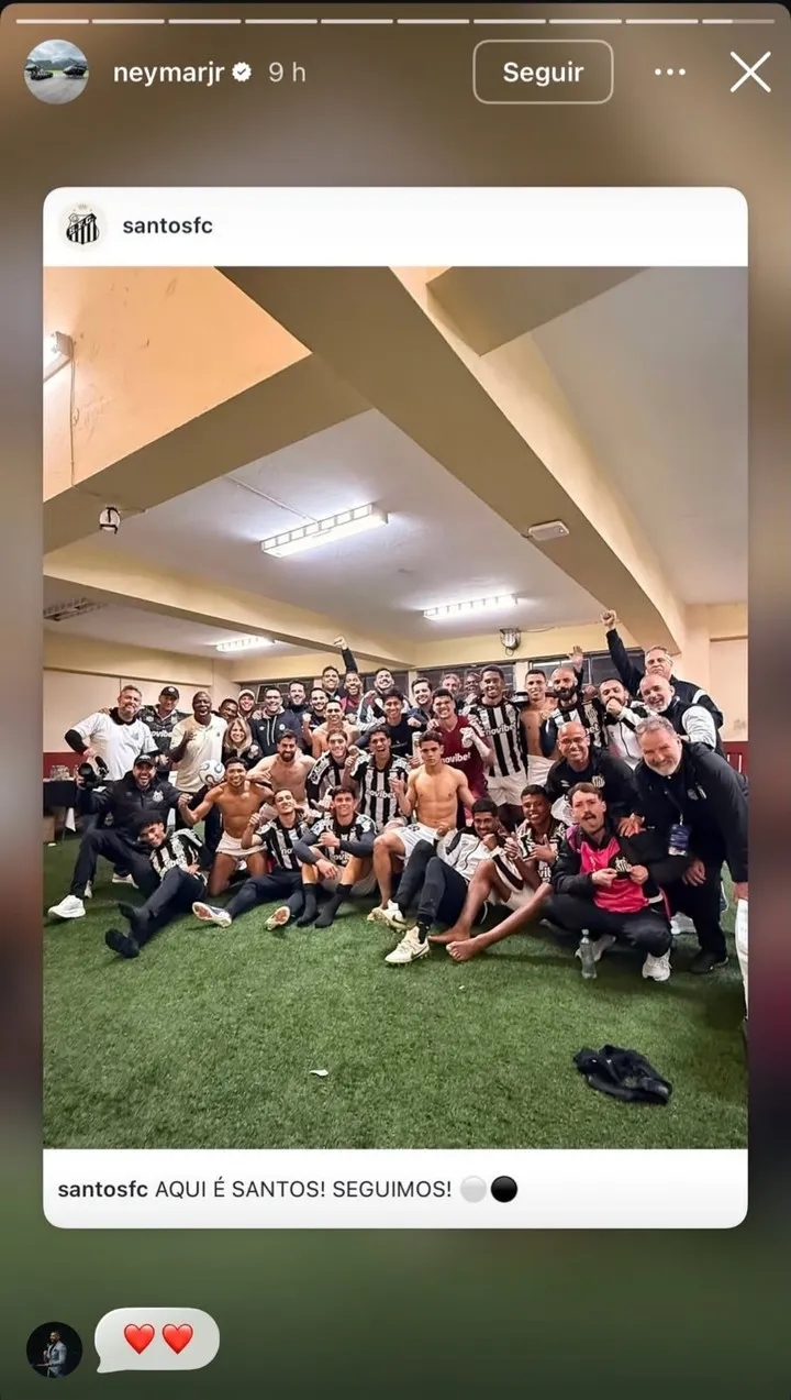 El posteo de Neymar