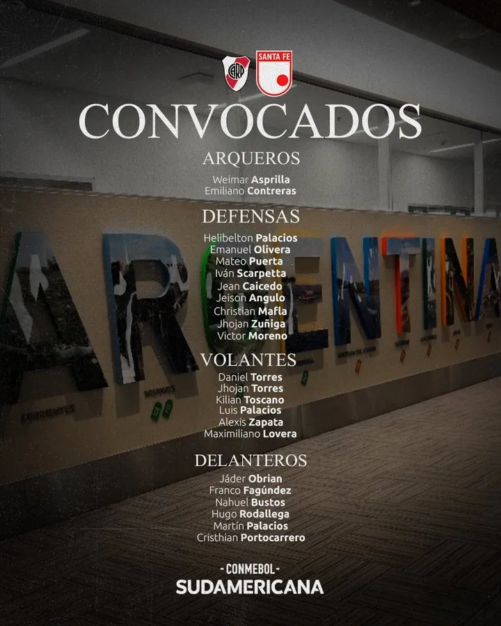 Los convocados de Santa Fe