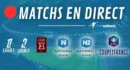 Trois championnats français à suivre en direct dès 19h ce vendredi