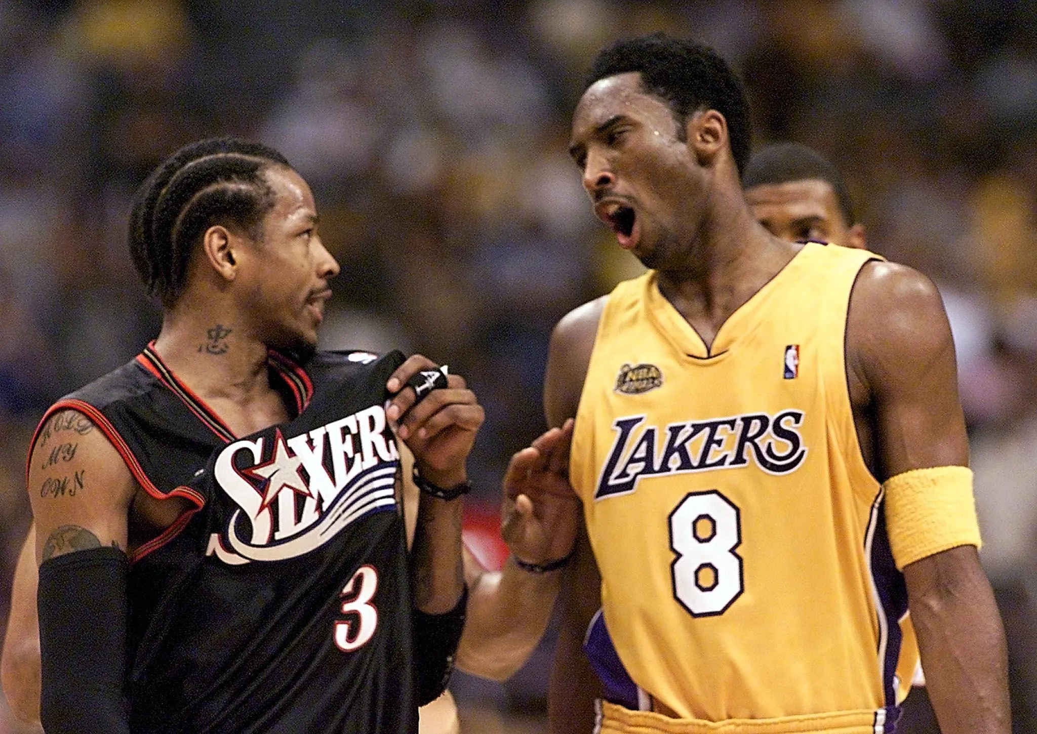 Allen Iverson was known for his cornrows during his NBA career