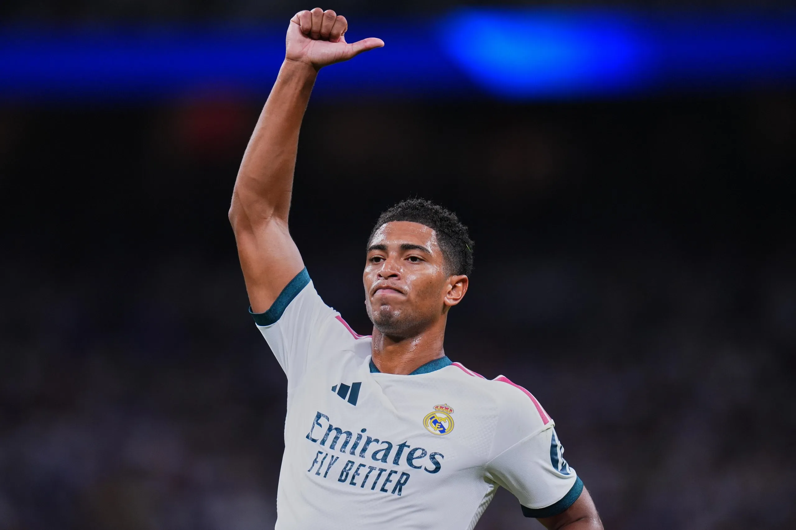 Jude Bellingham playing for Real Madrid