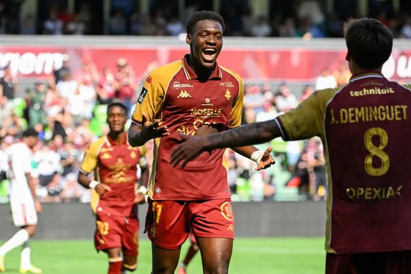 5927e.jpg « Personne ne croyait en lui » : avec déjà 5 buts pour Metz dont un triplé contre Rodez, le géant Pape Moussa Fall réussit des débuts tonitruants en Ligue 2