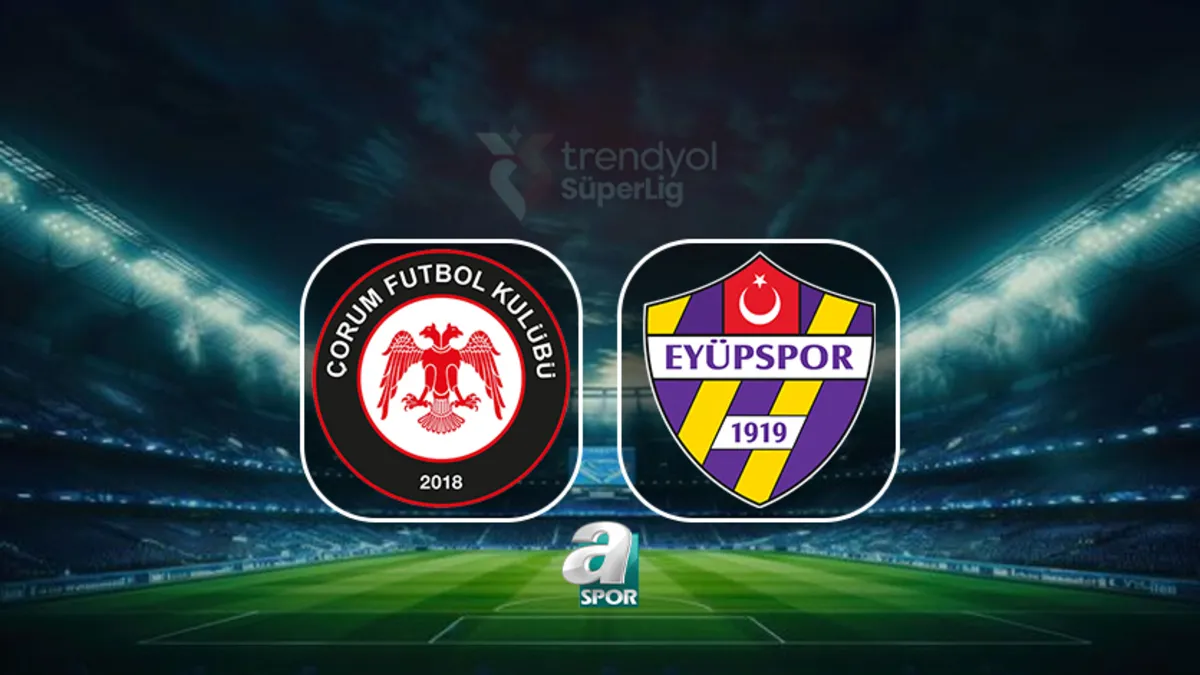 CANLI | Arca Çorum FK-Eyüpspor maçı saat kaçta, hangi kanalda?