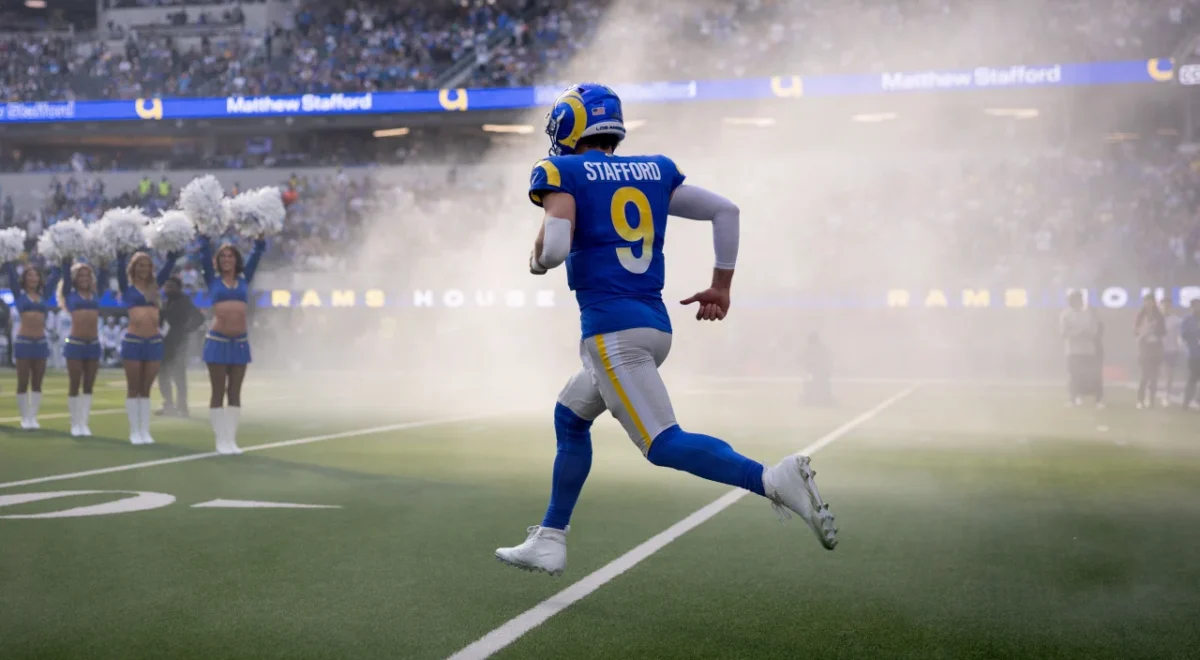 Matthew-Stafford-NFL-Rams.webp Prediction Markets Put Brakes on NFL Betting Growth, AGA Says