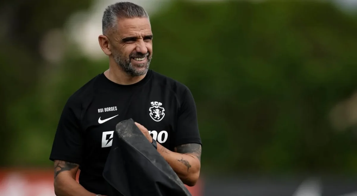 Rui-Borges-treino-Sporting.jpg Rui Borges: «O Pote marca uma era no Sporting e no futebol português»